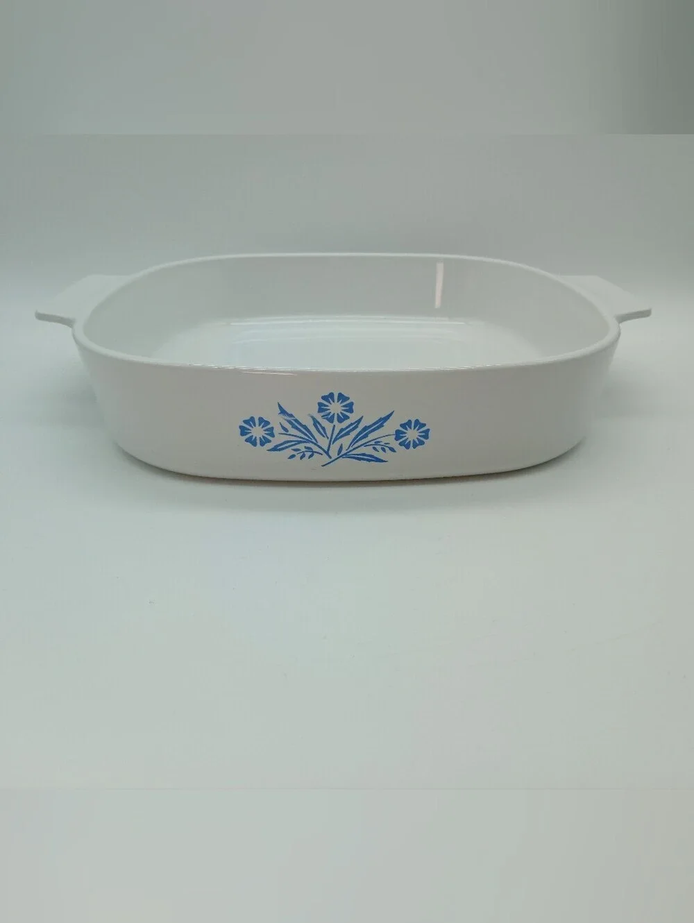 CorningWare Casserole Dish Blue Cornflower Pattern 2.5 Qt